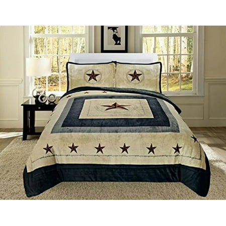 king bed blanket wood piece cowboy western lone star king bed blanket cabin lodge barb wire design pillow case king bed blanket wood piece cowboy western lone star king bed blanket cabin lodge barb wire design pillow case